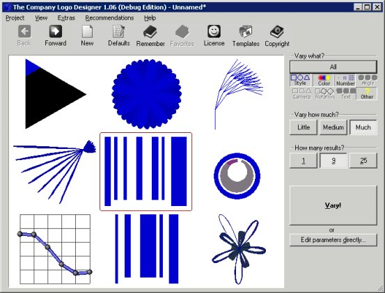Screenshot of Company Logo Designer